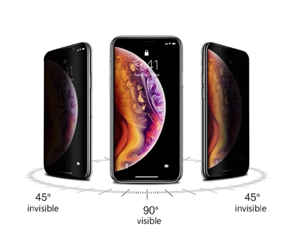 Vidrio Protector antiespia para celulares