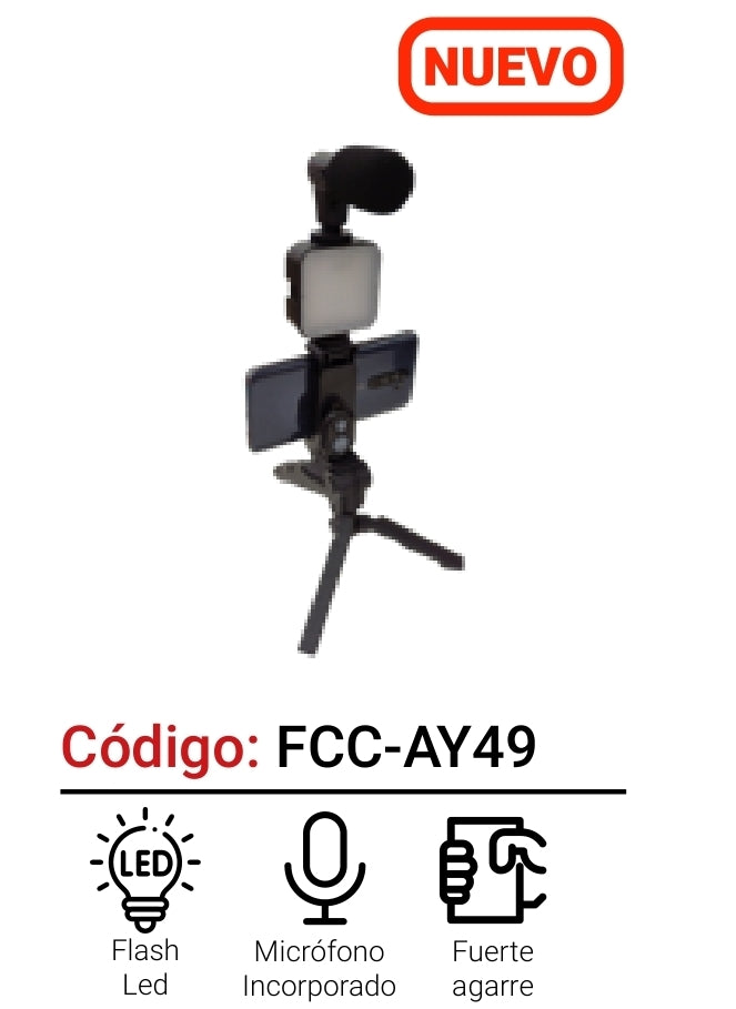 Tripode kit de vlogging