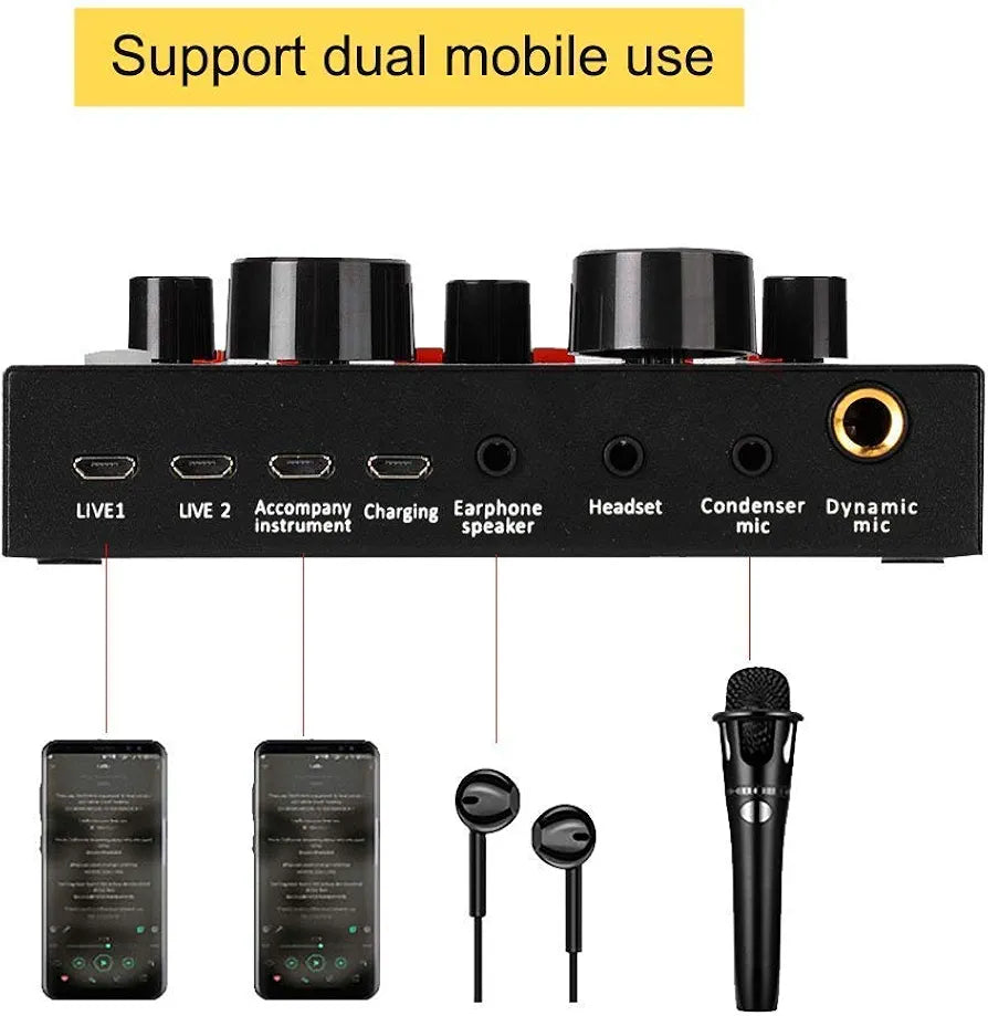 MESCLADOR DE AUDIO V8