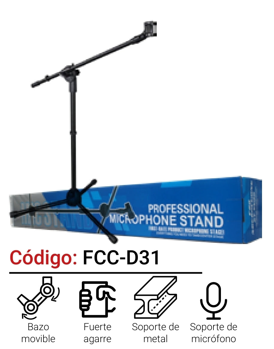 Tripode de micrófono pedestal