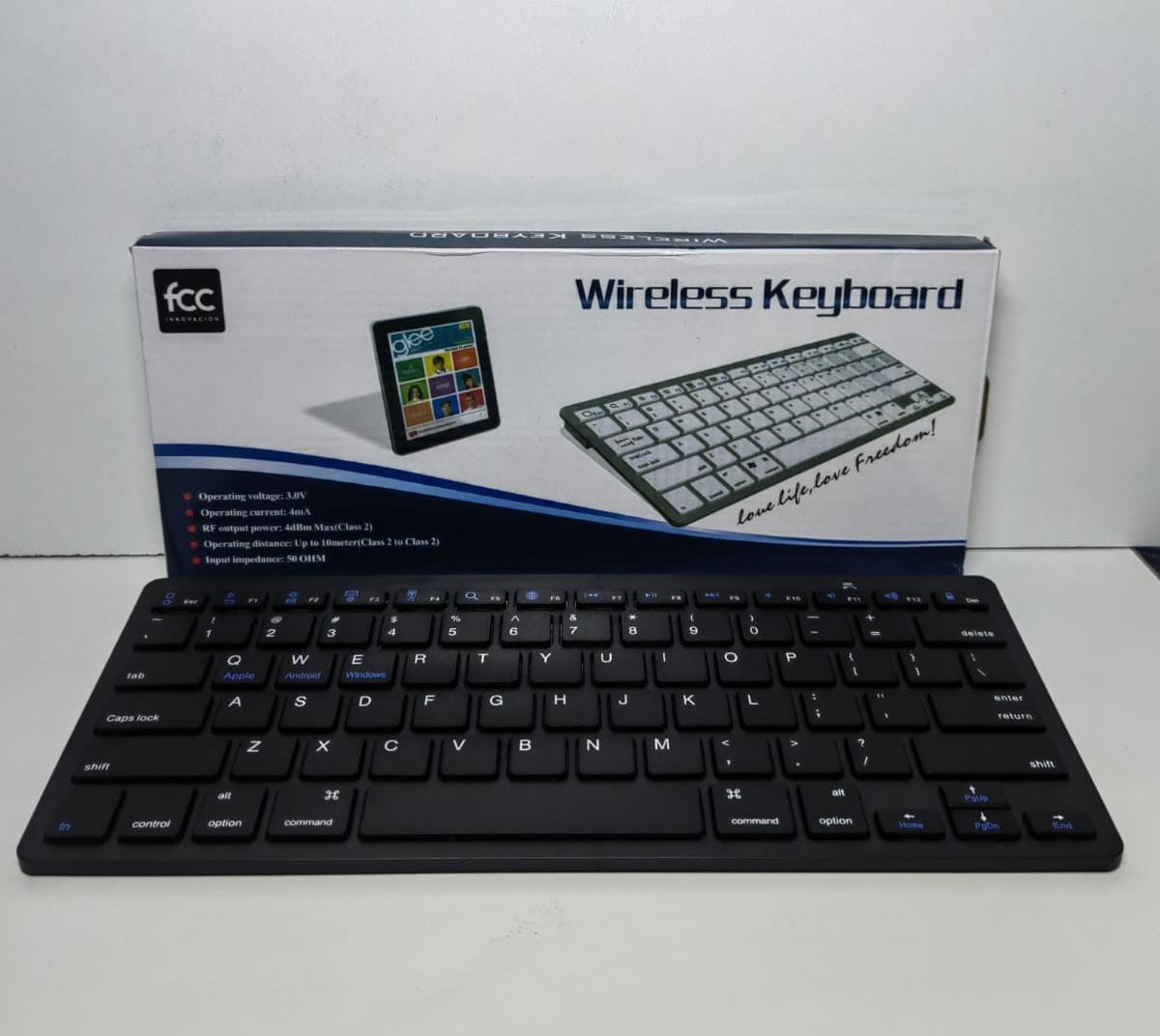 Teclado inalambrico Fcc