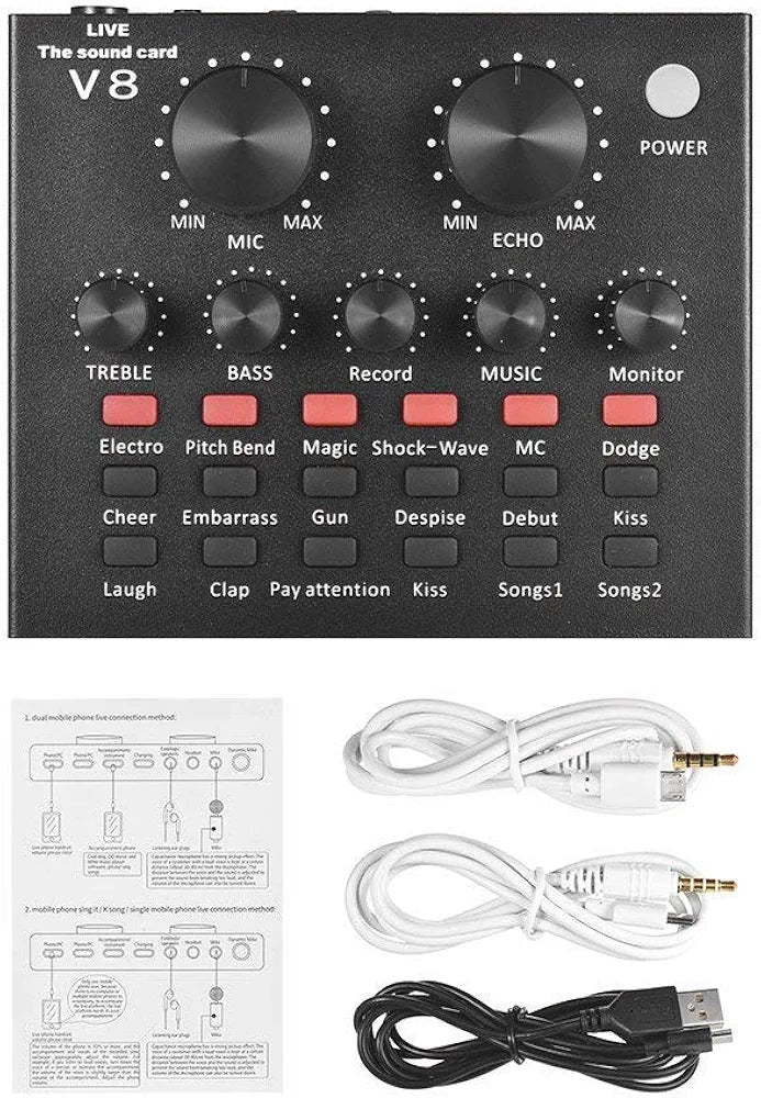MESCLADOR DE AUDIO V8